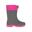 Enfants SNOBUSTER B Bottes de pluie  Gris foncé/Magenta