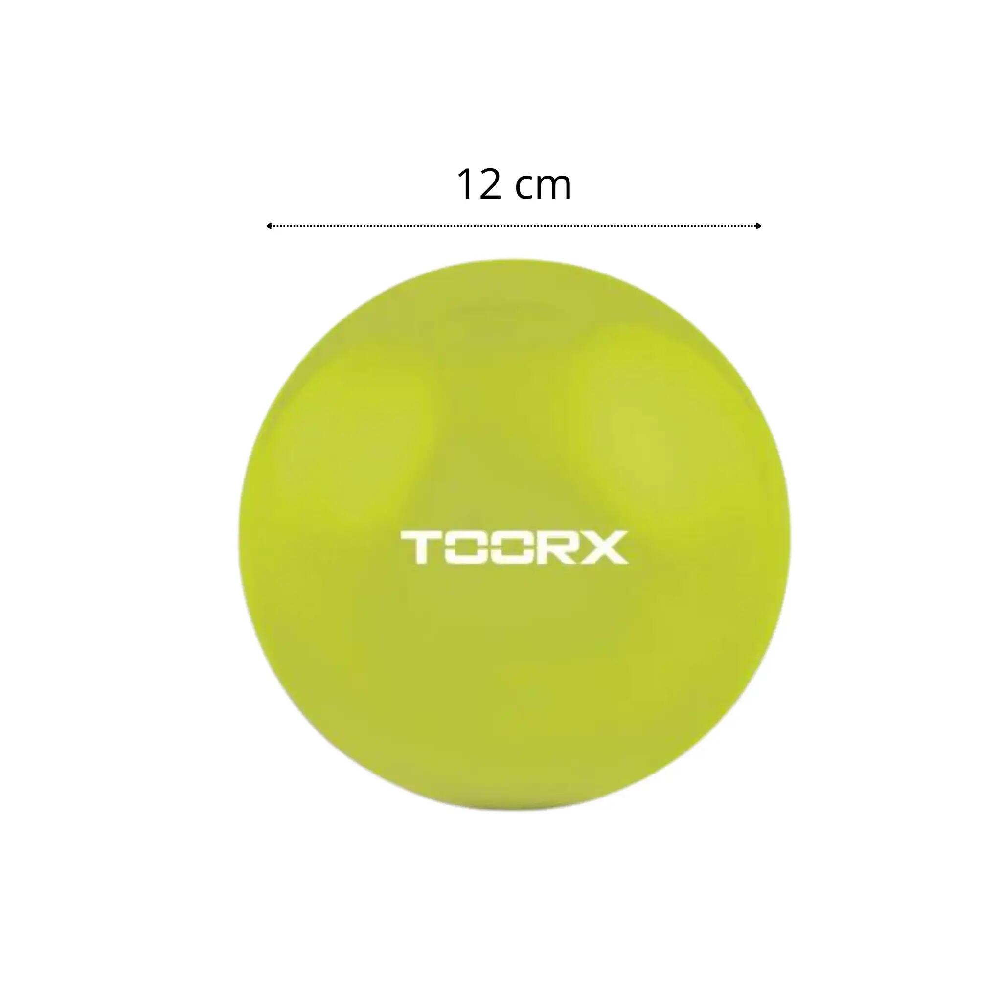 Pilates Toning Bal 12 cm - Limoen groen - 1 kg 2/7