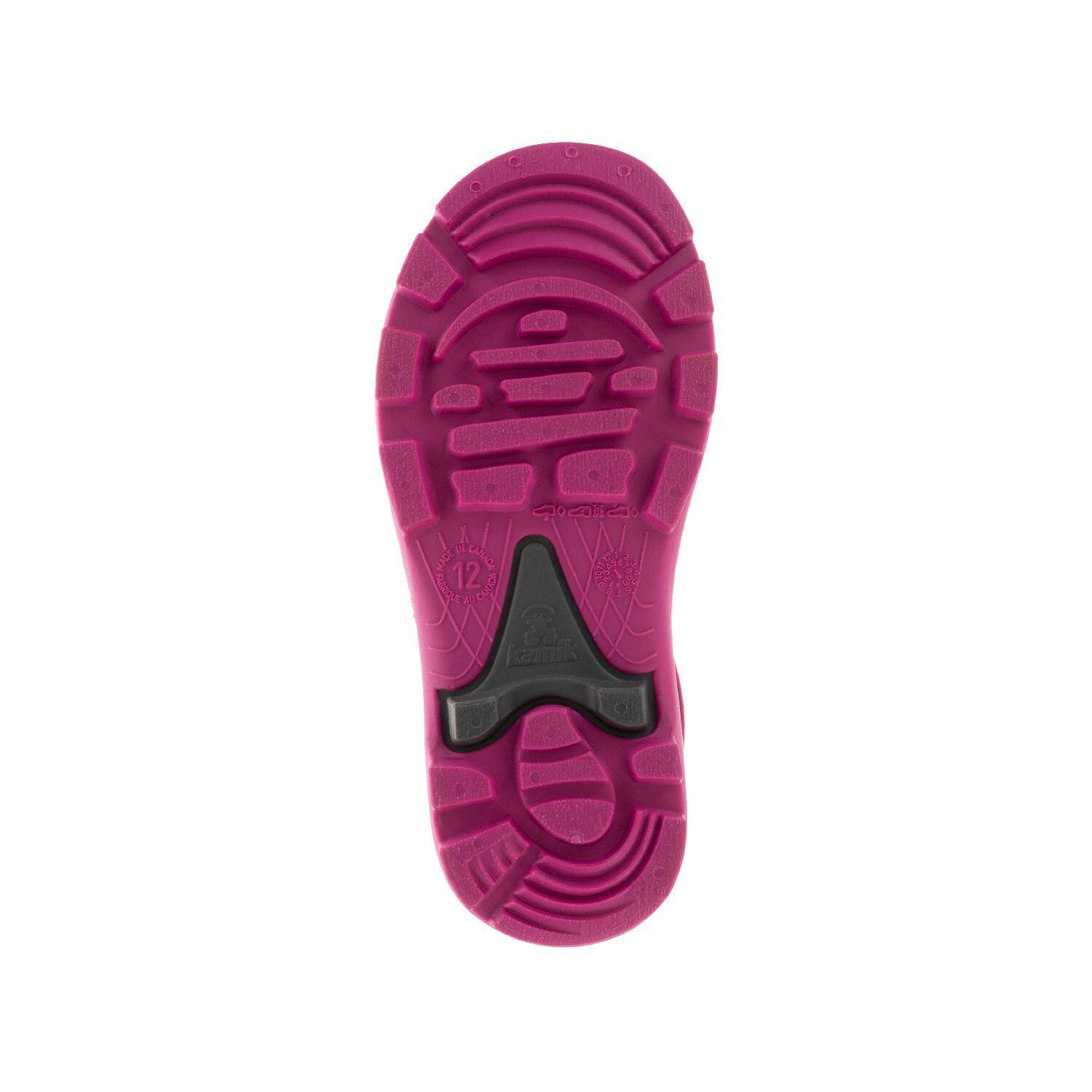 Kinderenregenlaarzen SNOBUSTER B Donkergrijs/Magenta 5/6