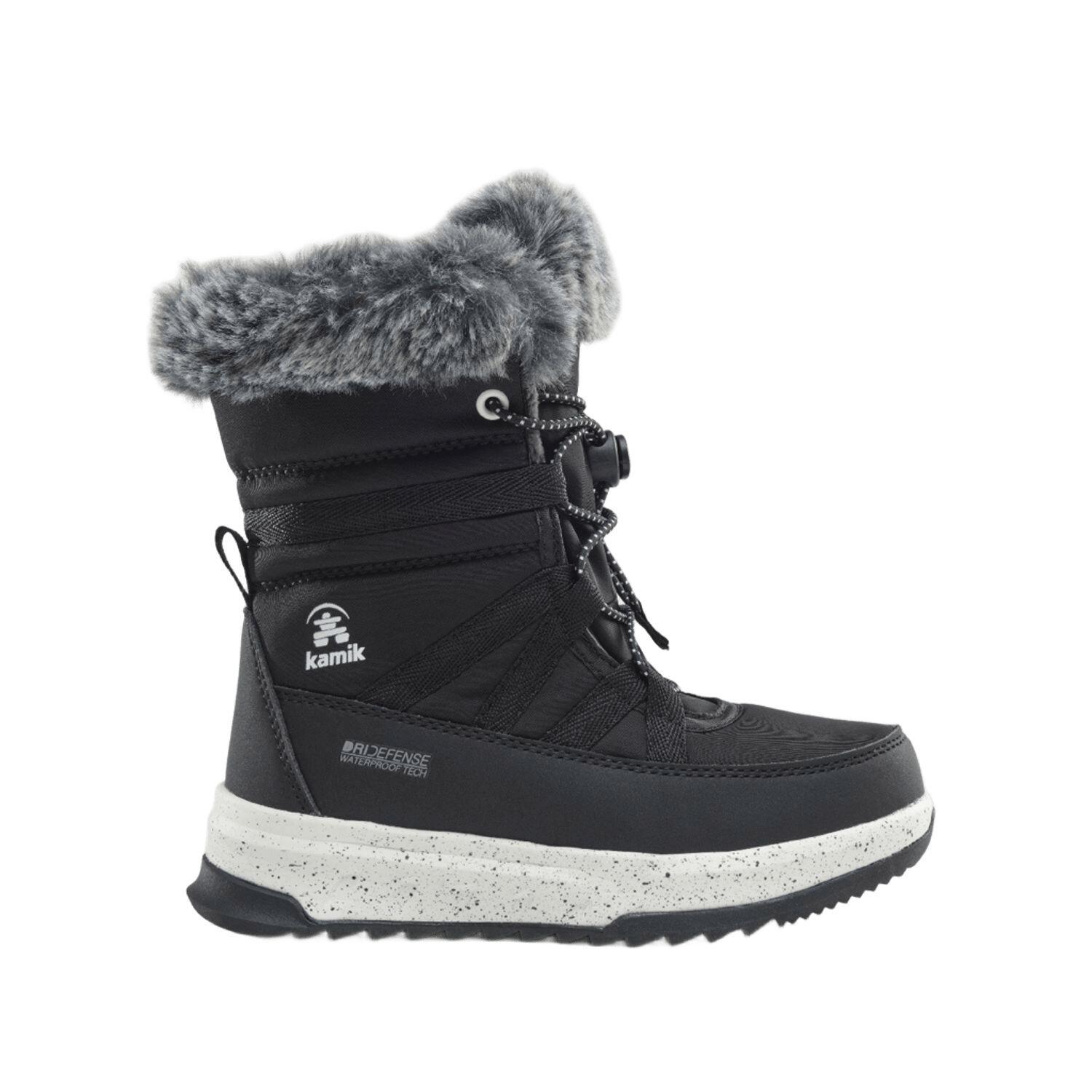 Kamik - Enfants Stormy F Bottes D'Hiver Noir - Après Ski - Noir - 36 - Decathlon