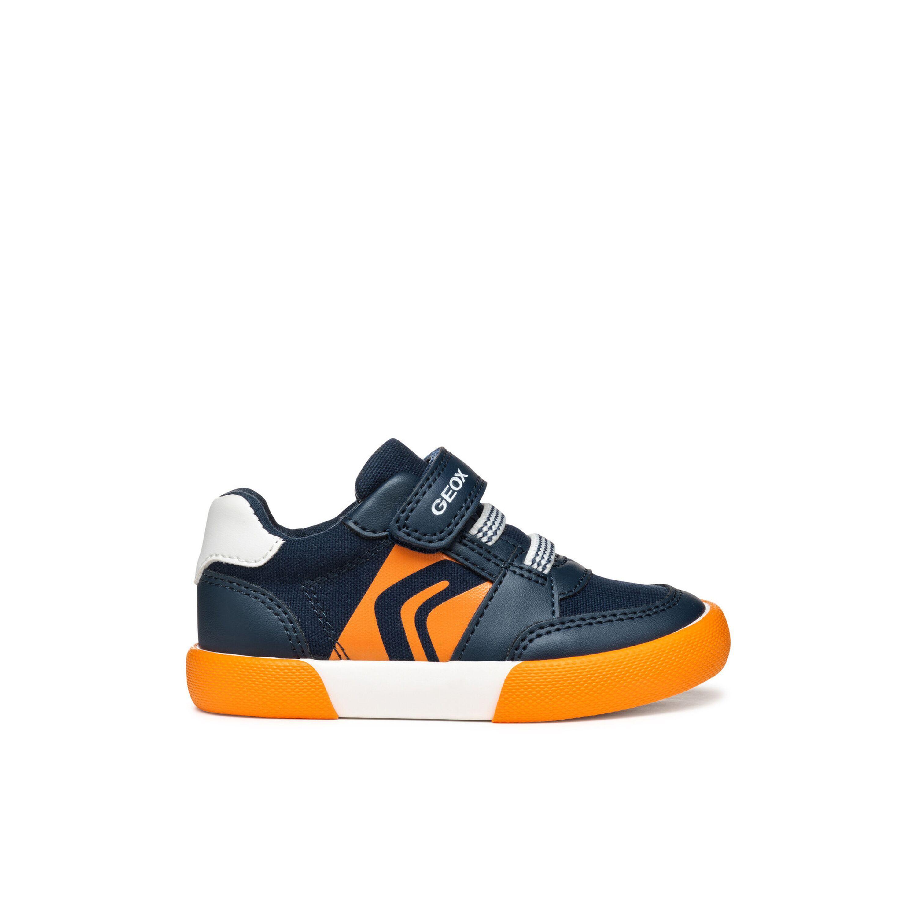 Geox - Baskets Bébé Garçon Geox Gisli A - Baskets - Bleu|orange - 21 - Decathlon