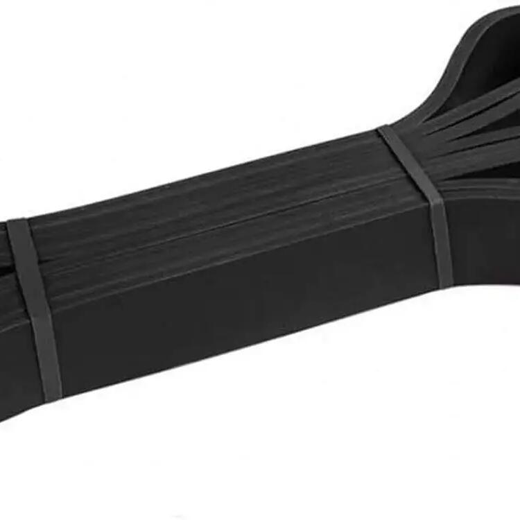 Black Fitness Resistance Band Elastic Band FF