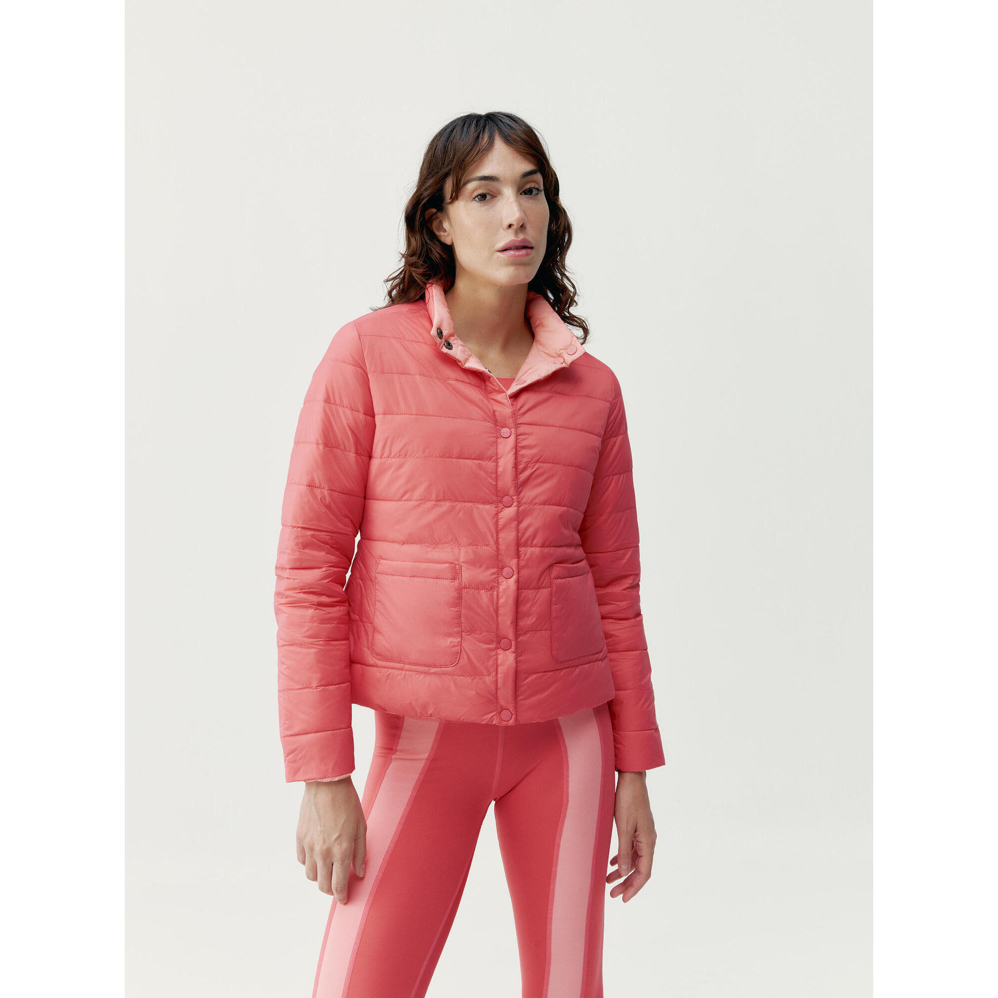Born Living Yoga - Veste De Sport Femme Lyra Born Living Yoga - Veste 3 En 1 - Orange|rose|rouge - 40 M - Decathlon