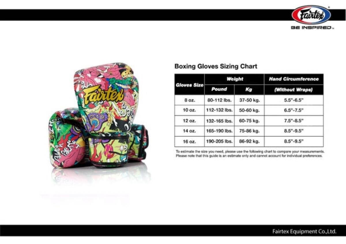 Gants de boxe Fairtex – Urface X Fairtex – 10oz 7/7