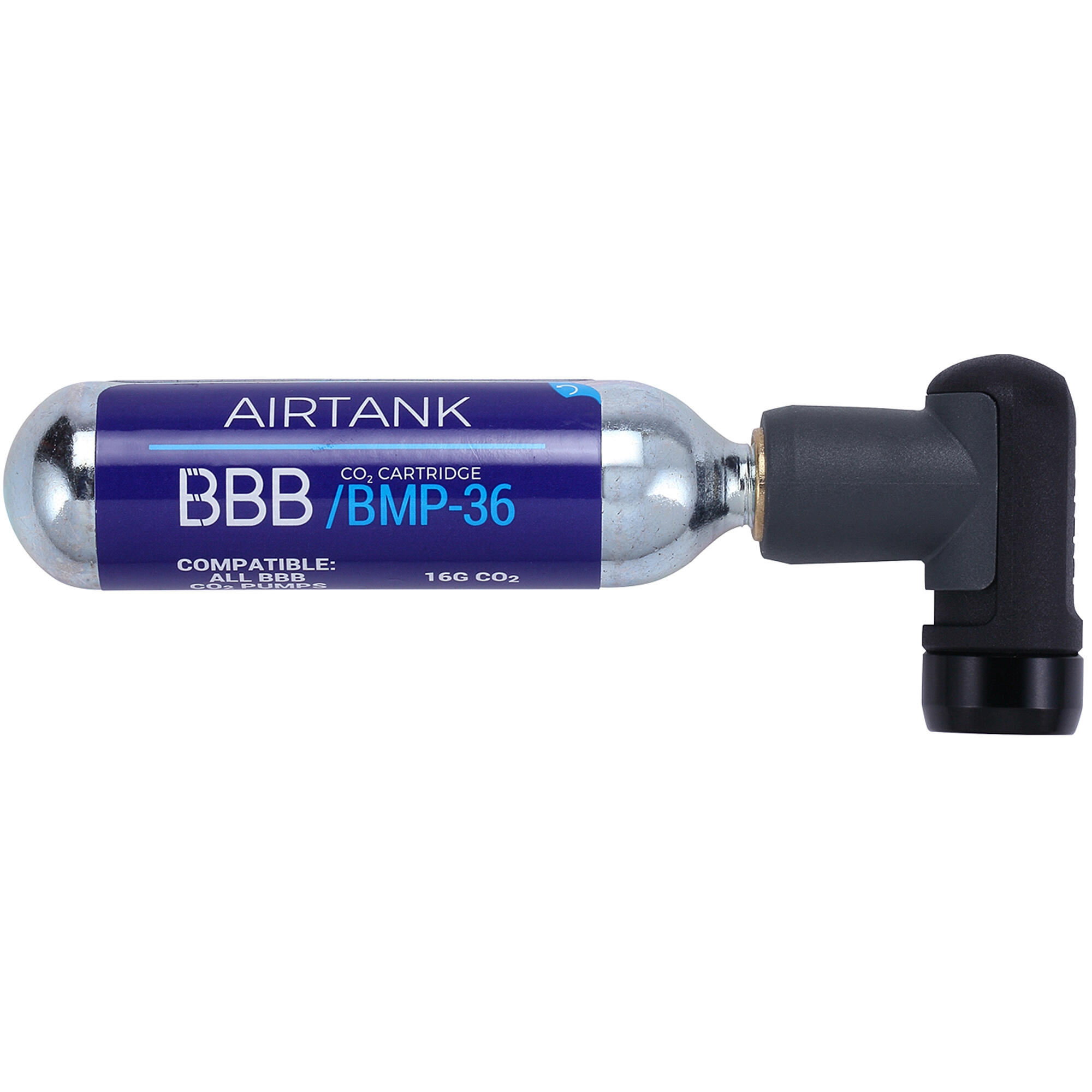 Mini bomba de CO2 BBB Cycling AirPush 2/3