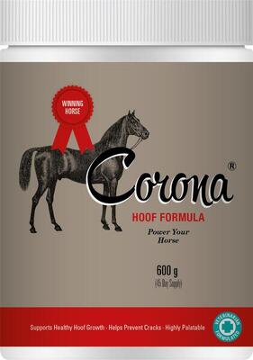 La Formula piu’ Avanzata per gli Zoccoli. Corona Hoof Advanced per cavalli.