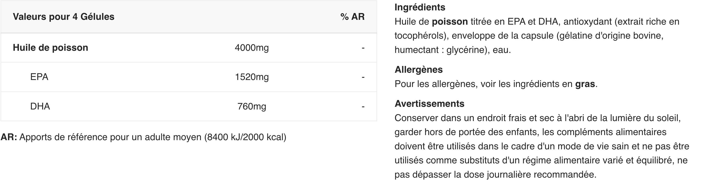 Omega 3 - 120 Gélules 2/6