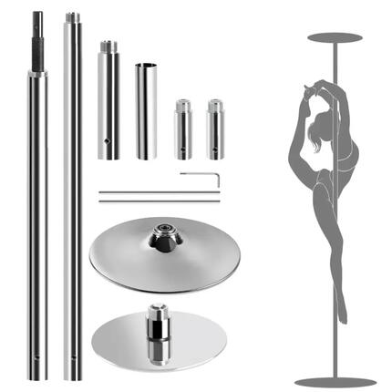 Barre de Pole Dance Réglable Modes Spin et Statique FF