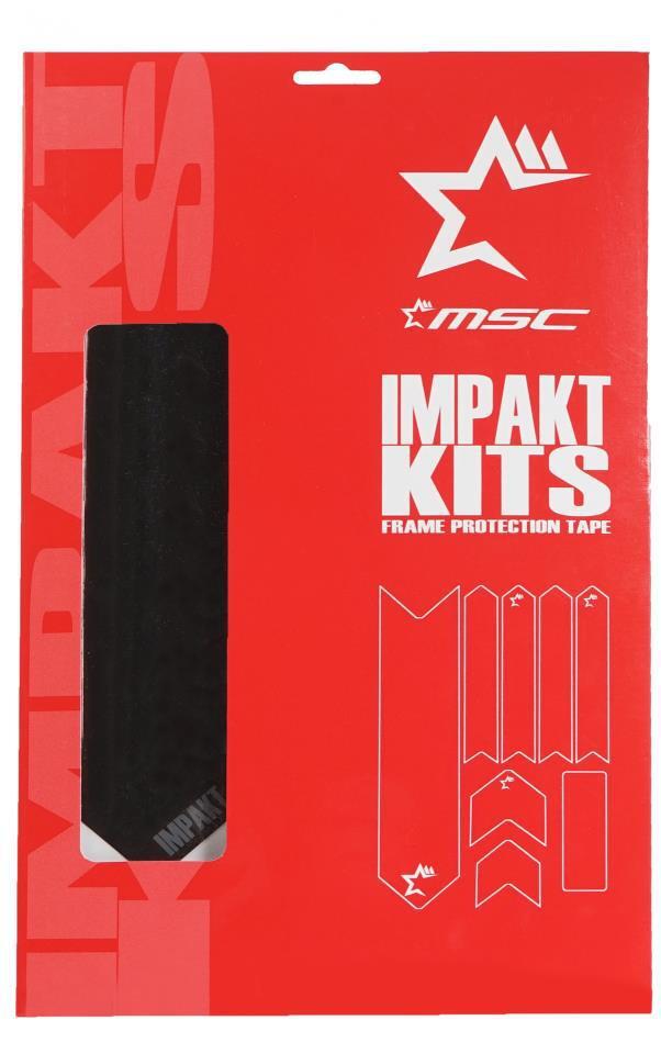 KIT PROTECTORES CUADROS/VAINAS IMPAKT 0.3mm MATE NEGRO 2/3