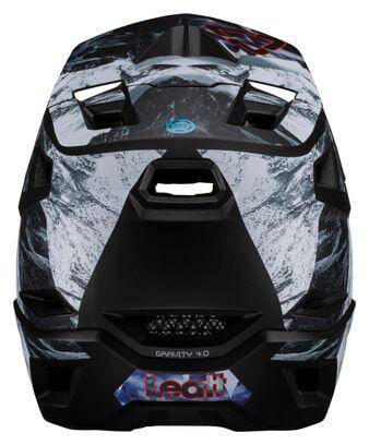 MTB Integralhelm Leatt Gravity 4.0 Alpine Schwarz/Weiß 6/7