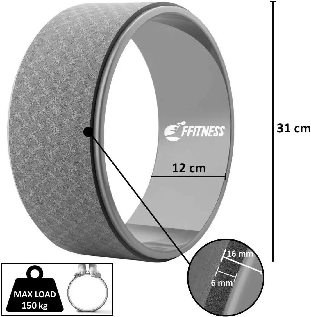Roue de yoga violette FF 2/6
