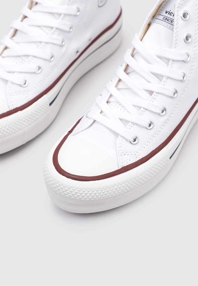 Chaussure de randonnée Baskets Femme Victoria TRIBU DOBLE BOTÍN BASKET LONA Blan 3/6