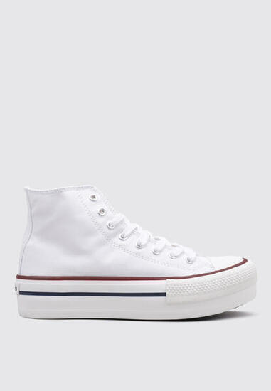 Chaussure de randonnée Baskets Femme Victoria TRIBU DOBLE BOTÍN BASKET LONA Blan
