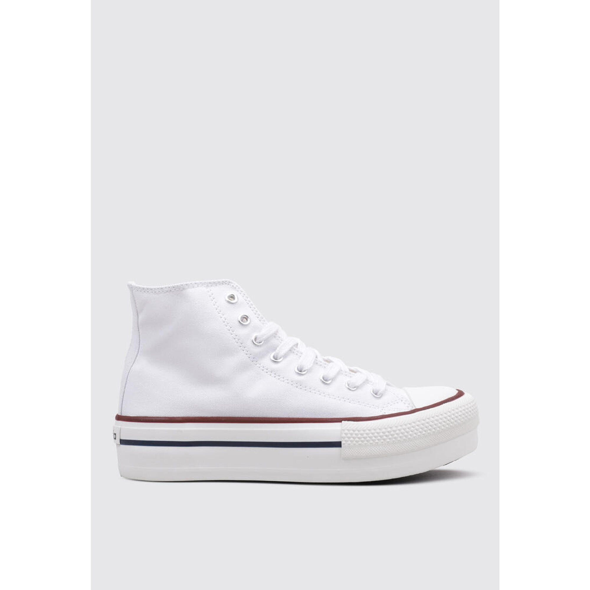 Zapatillas Deportivas Mujer Victoria Tribu basket botín lona Blanco