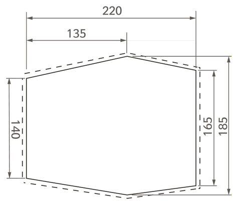 Tapis de sol VAUDE FP Mark UL 2/2