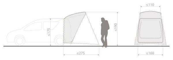 Auto tent Vaude Drive Trunk waterdicht beige 4/4