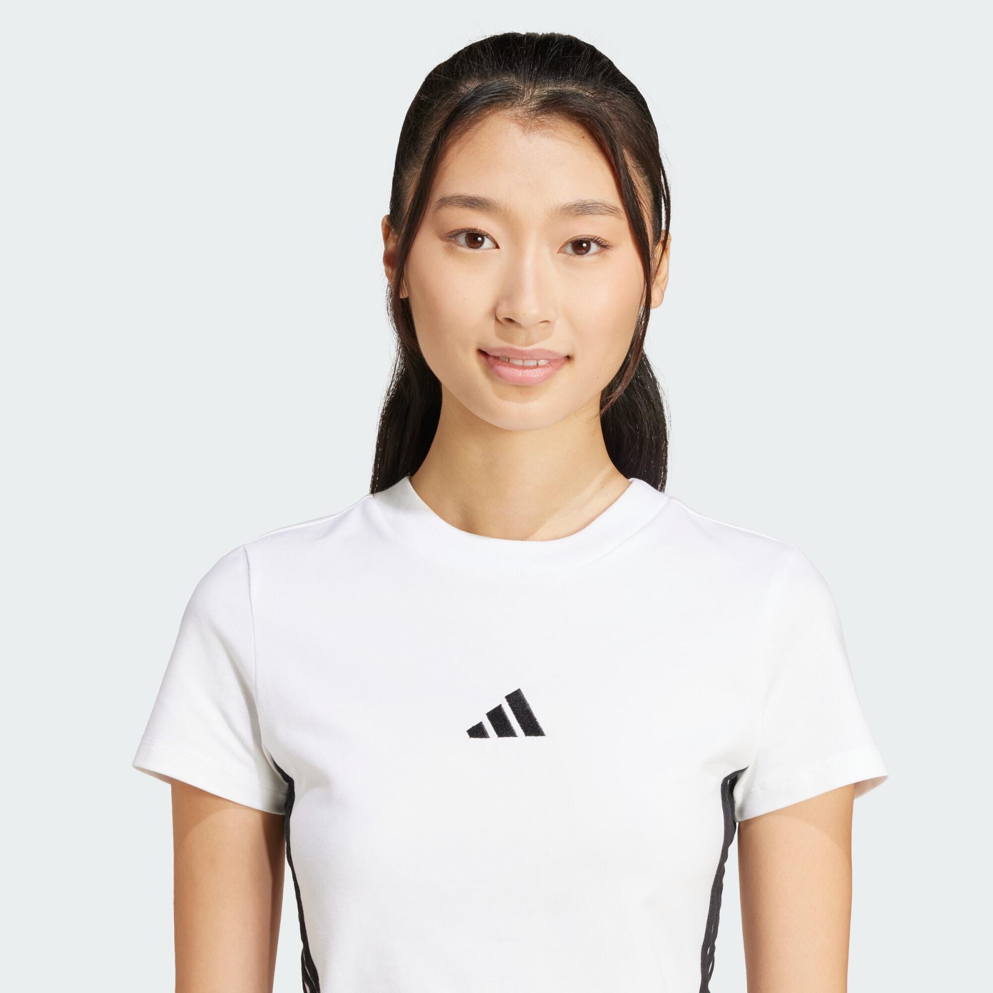 Essentials 3-Stripes Slim-fit Baby T-shirt 4/5