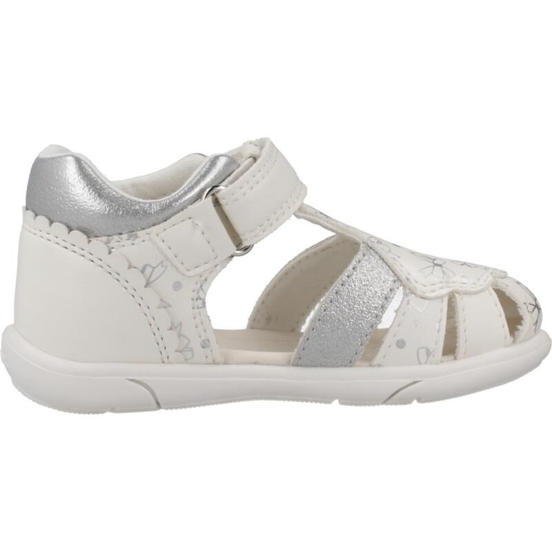 Sandály Geox Model B Sandal Zapito Girl Barva Bílý