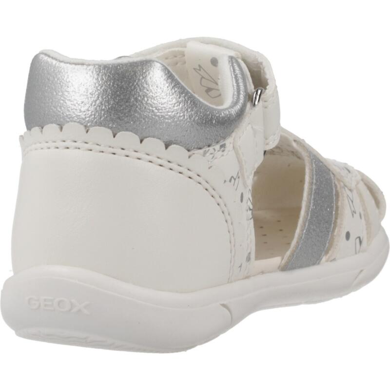 Sandały Geox Model B Sandal Zapito Girl Kolor Biały