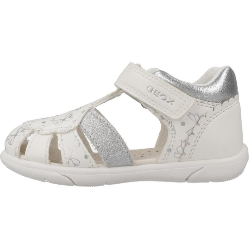 Sandály Geox Model B Sandal Zapito Girl Barva Bílý