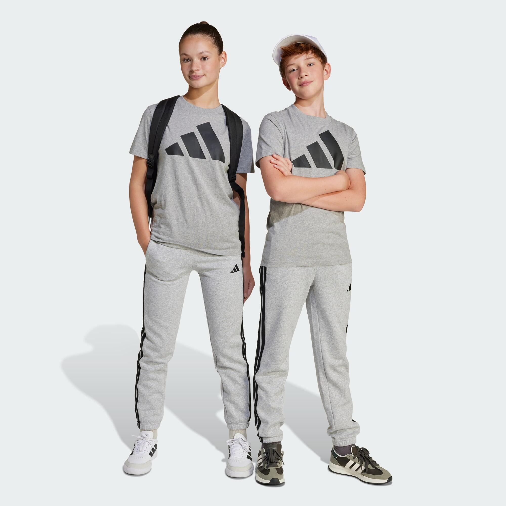 Adidas - Pantalon Essentials Enfants - Pantalons - Gris|noir - 7-8 Ans - Decathlon
