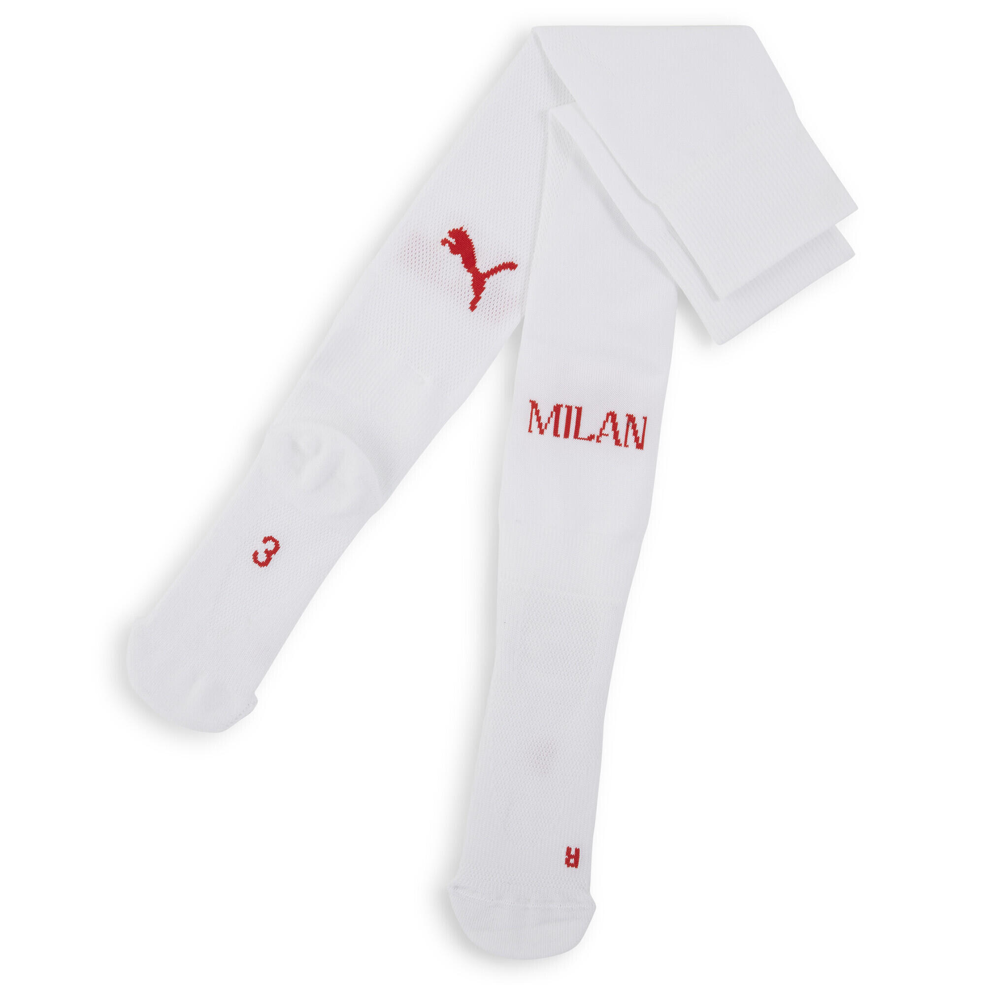 PUMA AC Milan effen sokken voor heren PUMA White For All Time Red