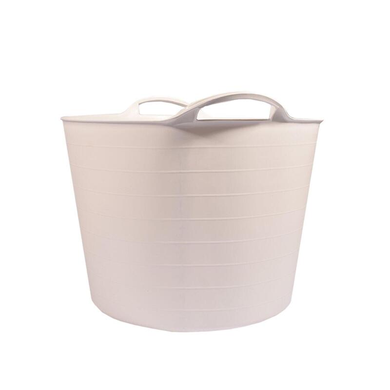 Espuerta de plástico | Capazo agrícola JARDIN202 42 L Blanco Pack x5 uds