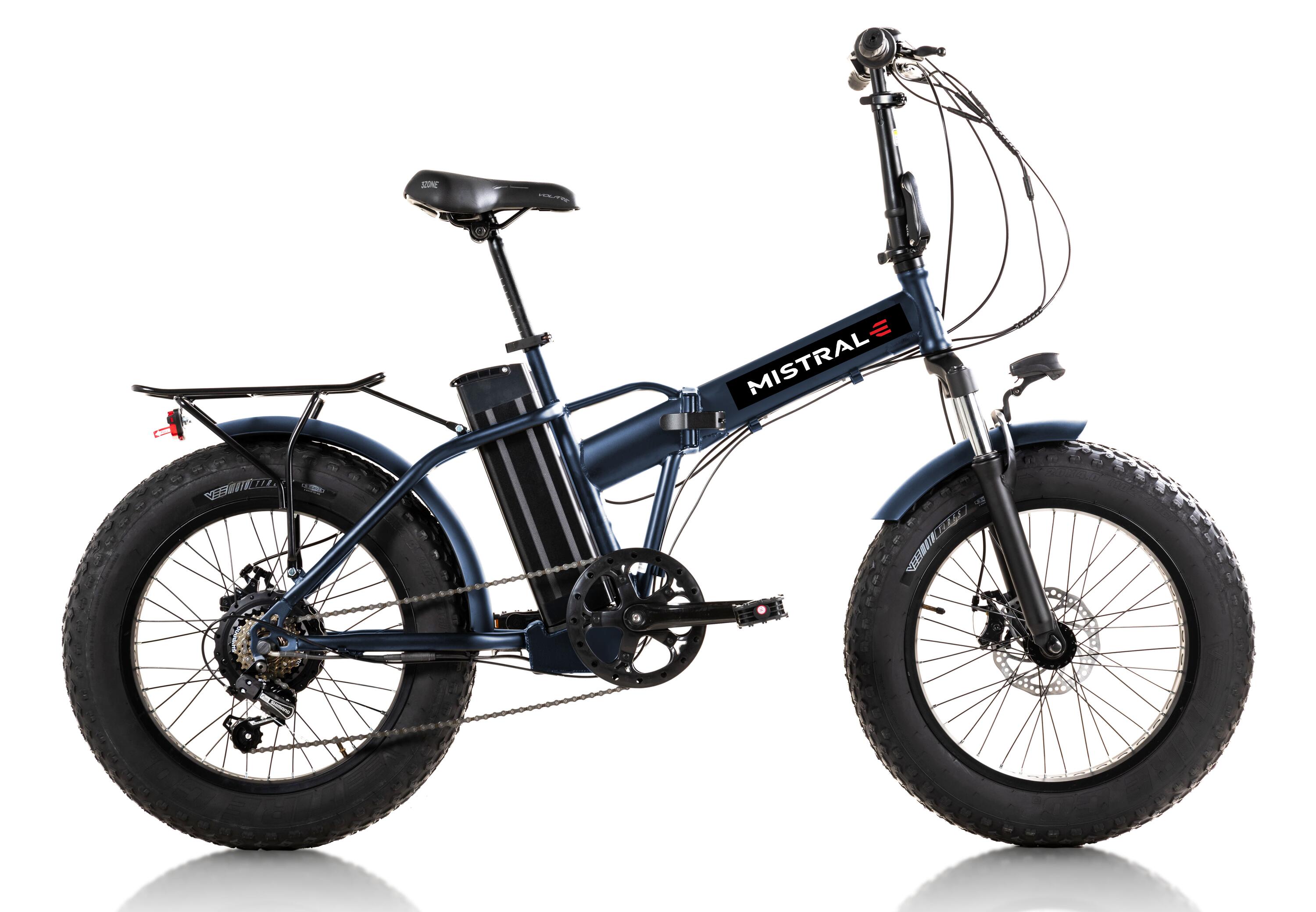MISTRAL BIKES BICICLETA FAT PLEGABLE MISTRAL LEVANTE 36V 10Ah AZUL OSCURO