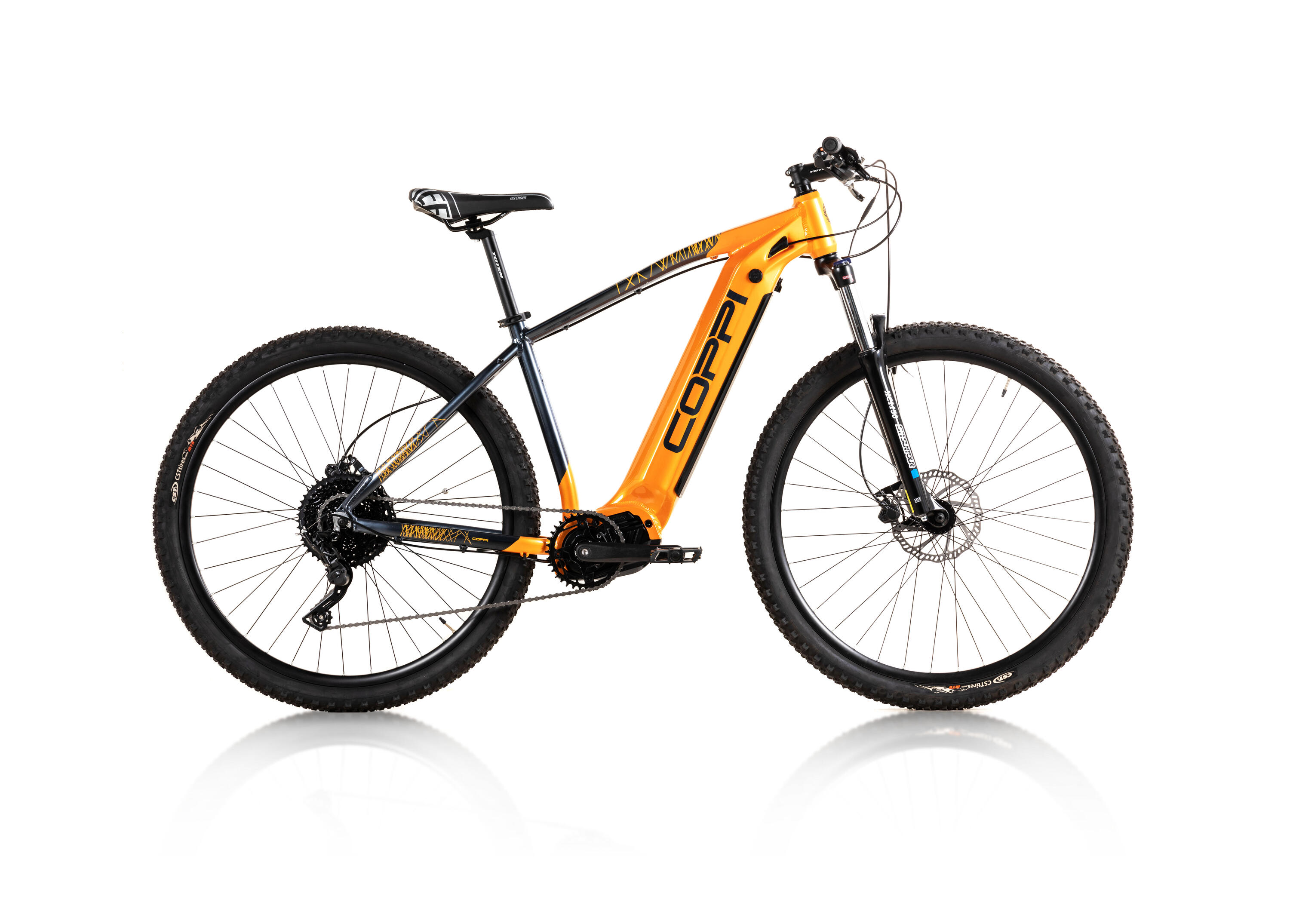 COPPI Bici elettrica a pedalata assistita Coppi trailer MTB
