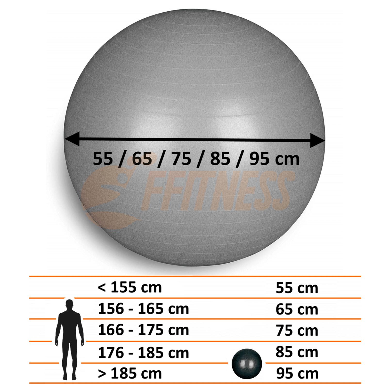 Ballon de Gymnastique Pilates 85 cm FF 5/5