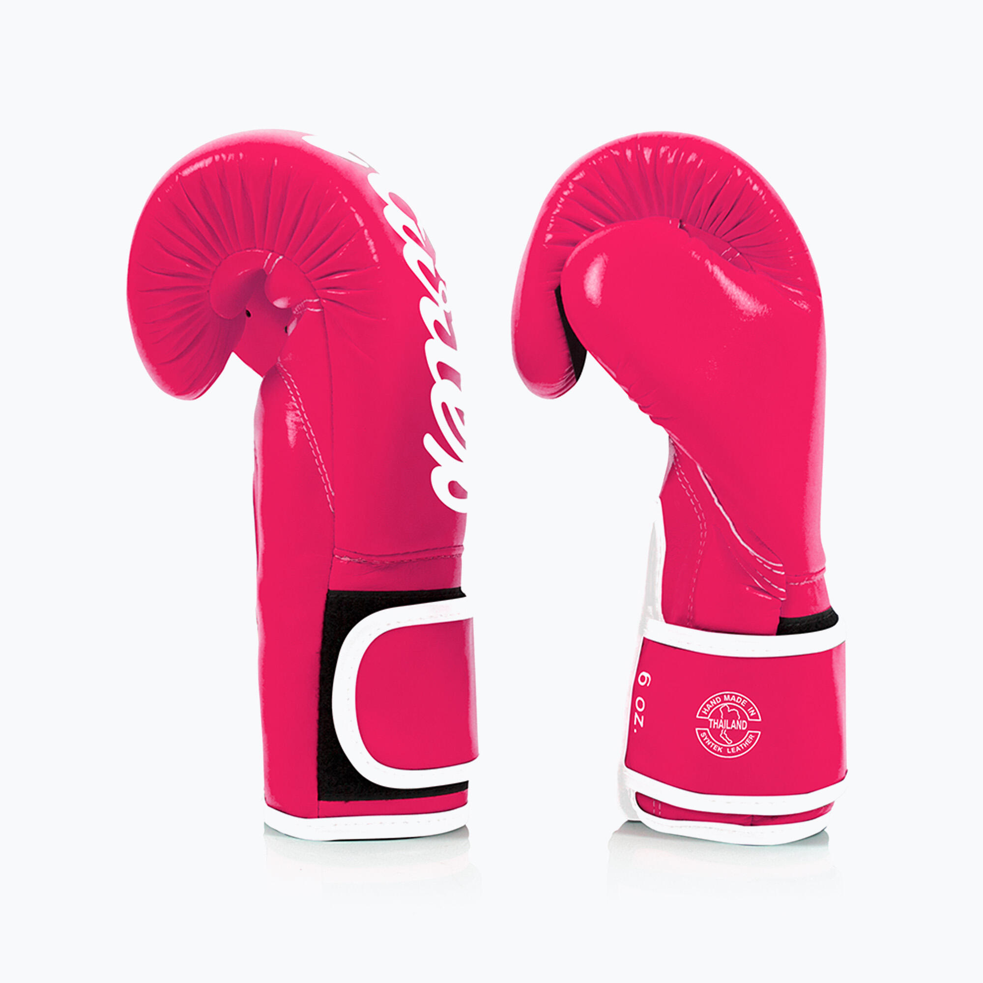 Boxhandschuhe Fairtex BGV14 – Microfaser – Rosa/Weiss – 10 oz 3/5