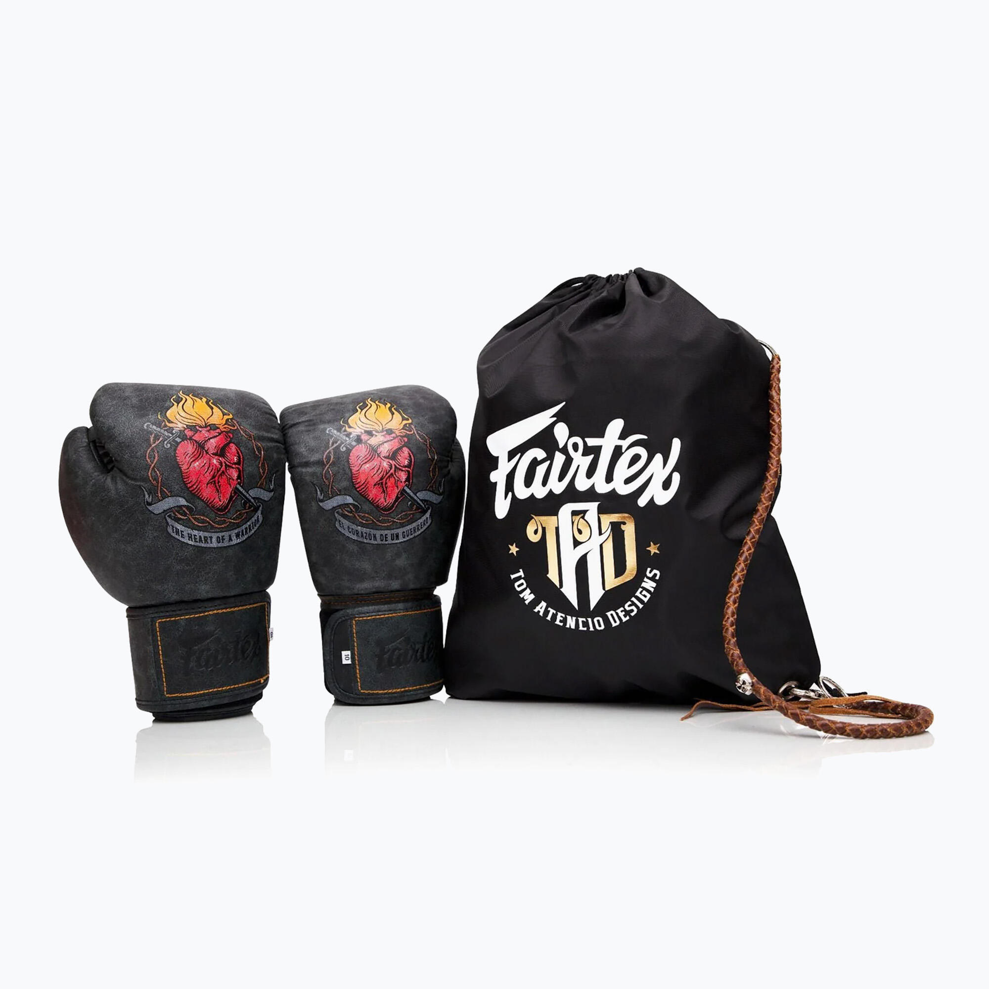 Gants de boxe Fairtex X Tom Atencio Boxing The Heart of Warrior Boxing 2/4