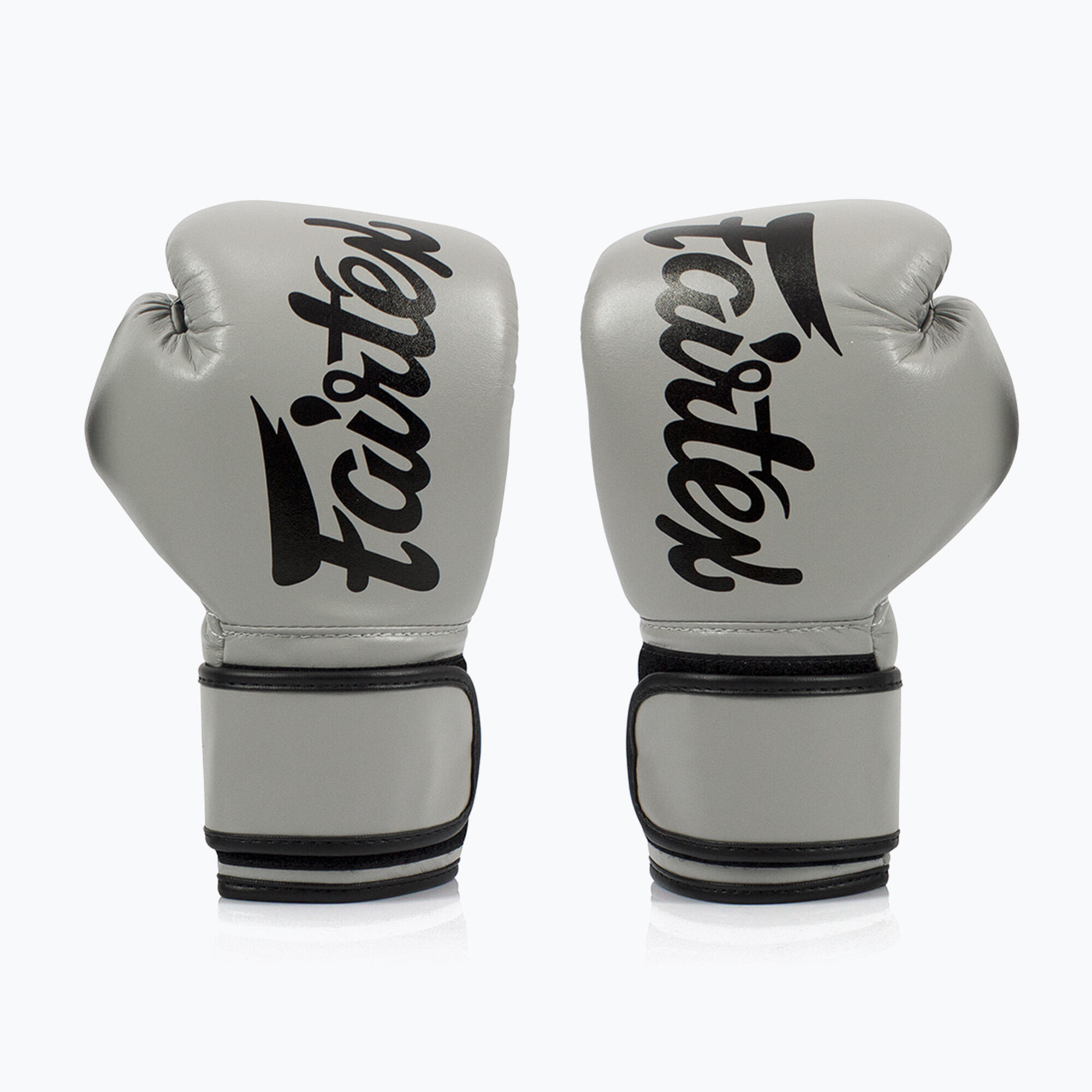 Gants de boxe Fairtex BGV14 Micro Fibres – Gris – 14 OZ 5/5