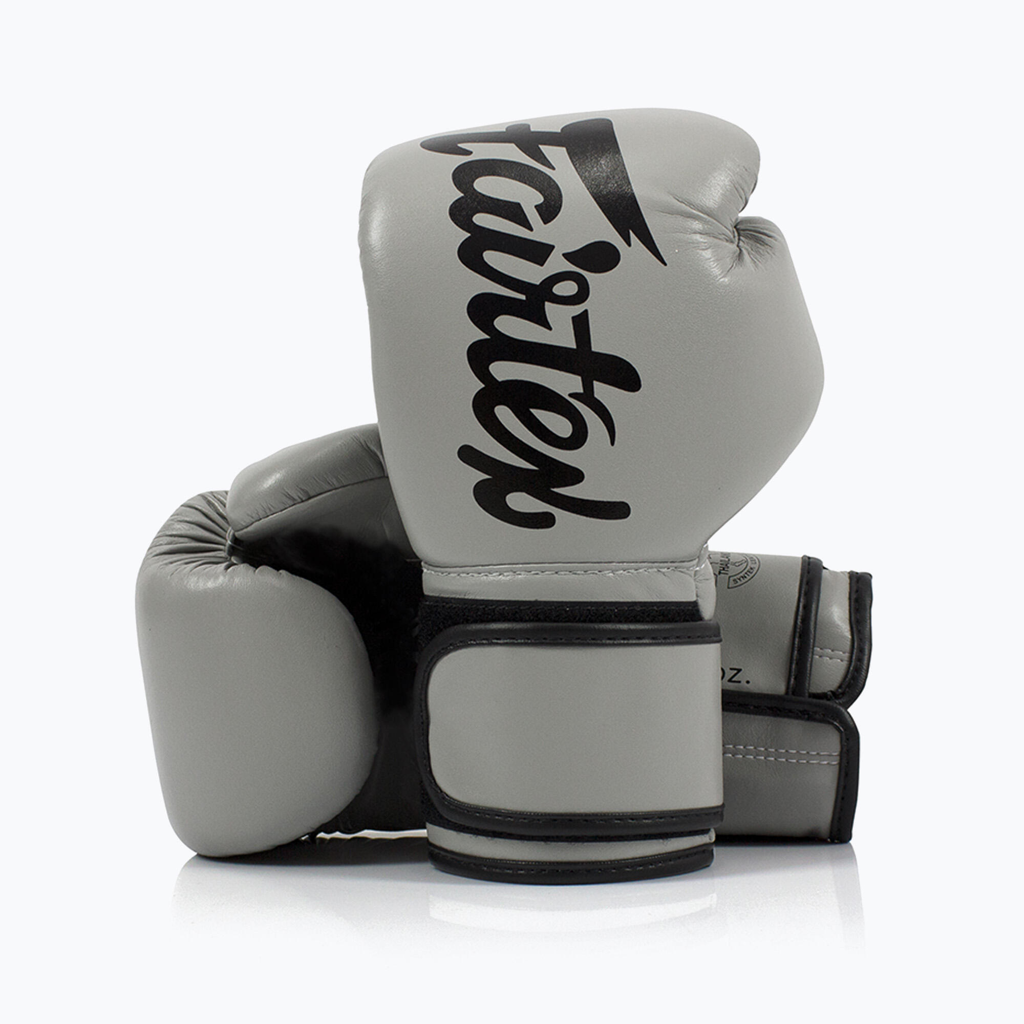 Gants de boxe Fairtex BGV14 Micro Fibres – Gris – 14 OZ 4/5