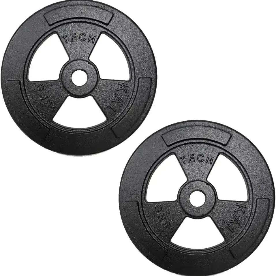 2 x 10kg Olympic Plates ø 30mm Hole FF