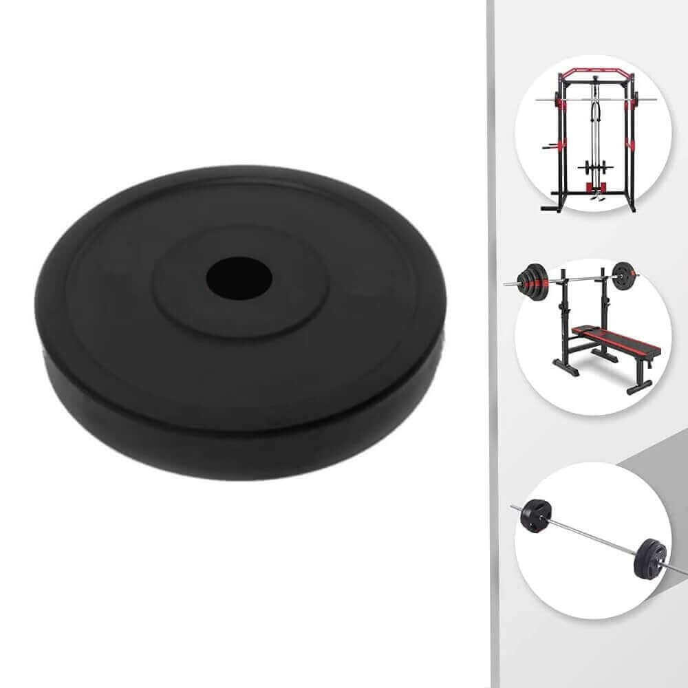 Disco de Goma 2,5kg para Barra 30mm Placa Bumper FF 6/7