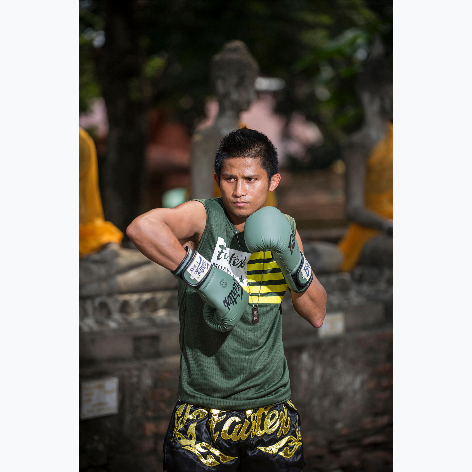 Boxing Gloves Fairtex BGV11 – F-Day Limited Edition – Green – 16 oz 4/5
