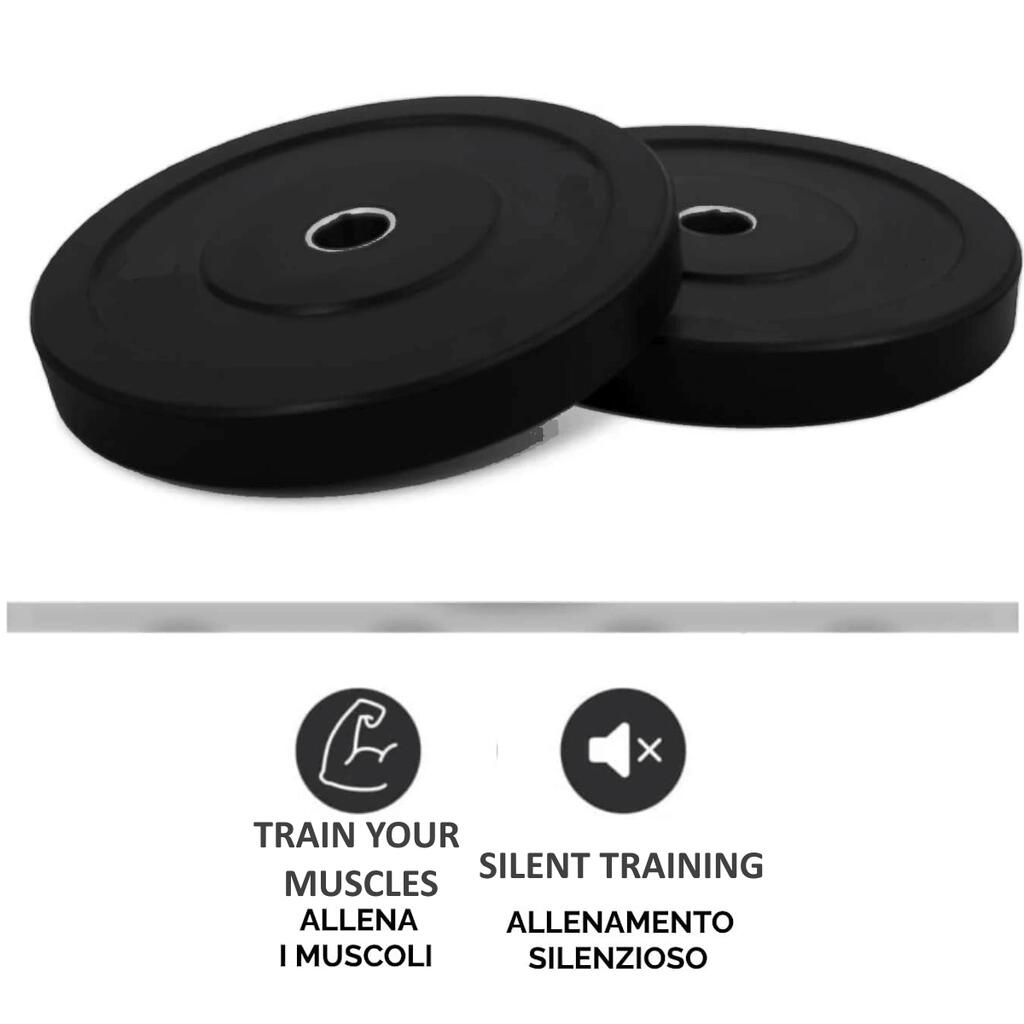 Olympische Halterset 140 kg ATX Rubber - Fitness Seller