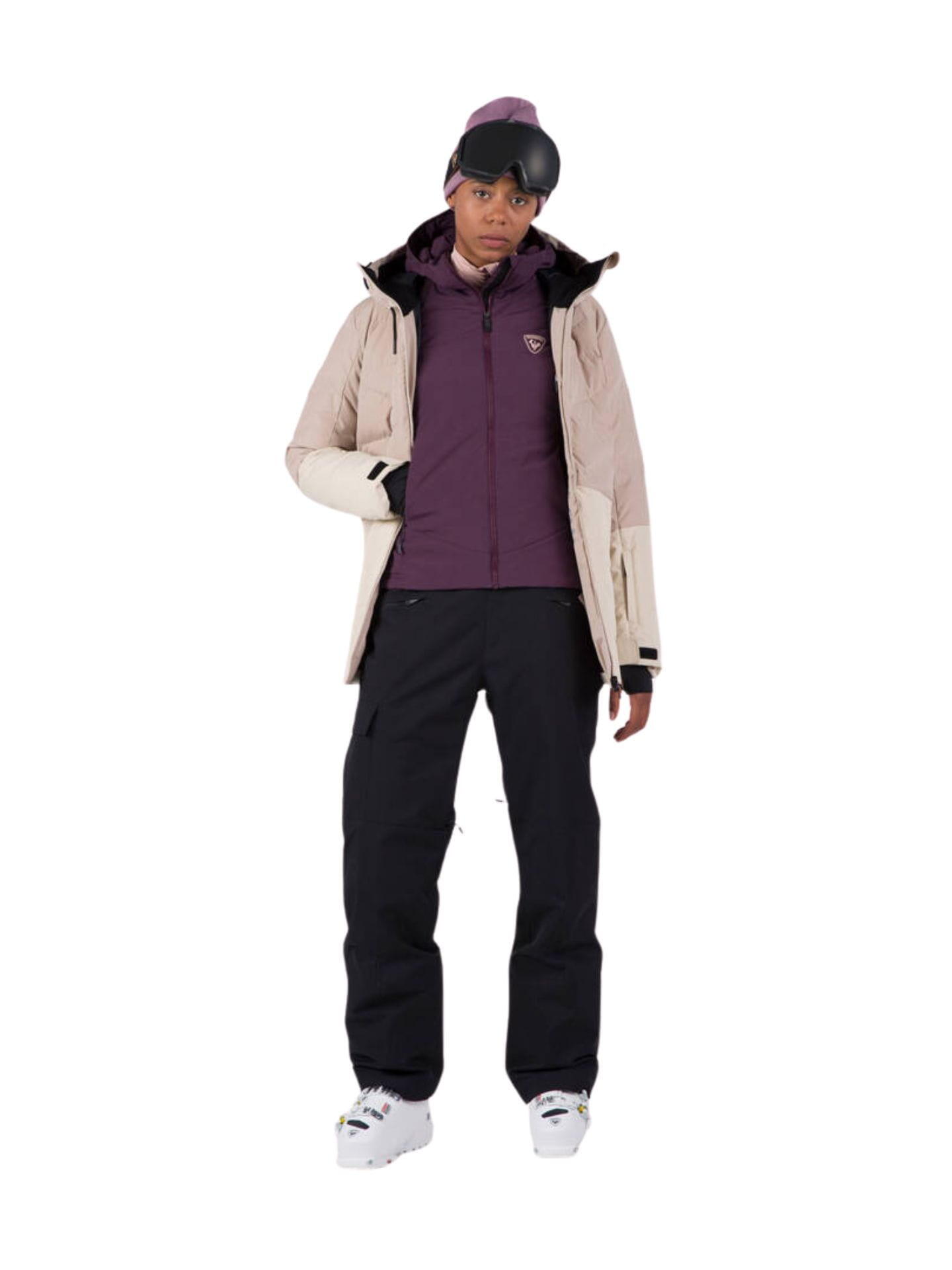 Kurtka narciarska Rossignol damska W Opside Hoodie JKT fioletowa 2/7