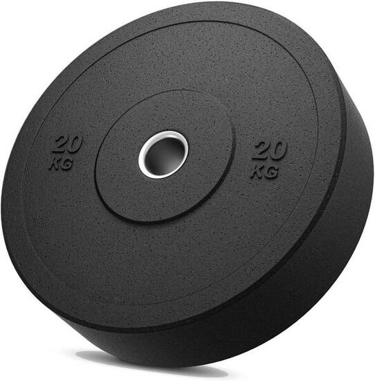 Disco Gommato da 20 Kg per Bilanciere Olimpionico Foro 51mm FF