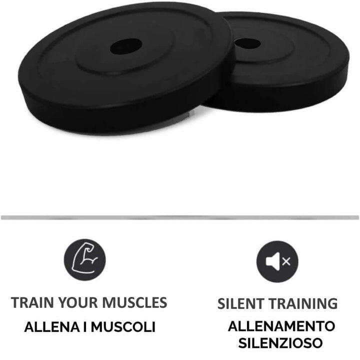 Gummierte Hantelscheibe 20 kg für 30 mm Stange Bumper Plate FF 2/7