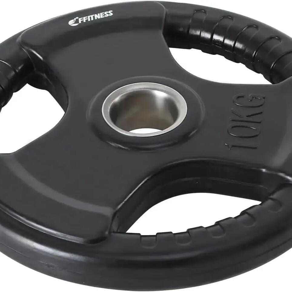 10 kg Rubberised Olympic Plate FF
