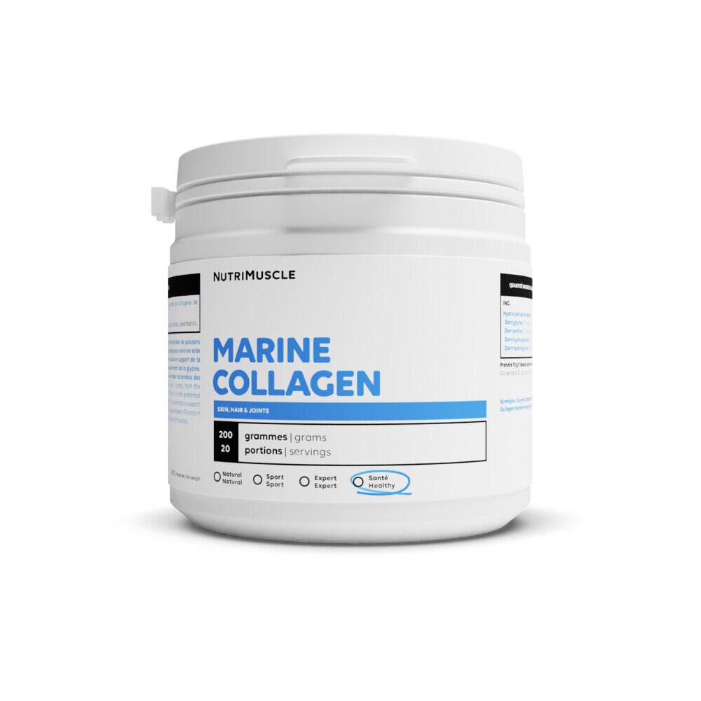 Nutrimuscle - Collagène - Marine Collagen - Saveur Neutre - Collagène - 200 G - Decathlon