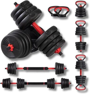Set Manubri Regolabili Convertibili da 30 Kg FF