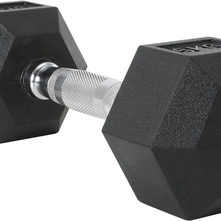 1 x 5 kg Hexagonal Gym Dumbbell FF