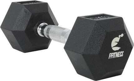 1 Haltère de 5 kg de Sport Hexagonal FF