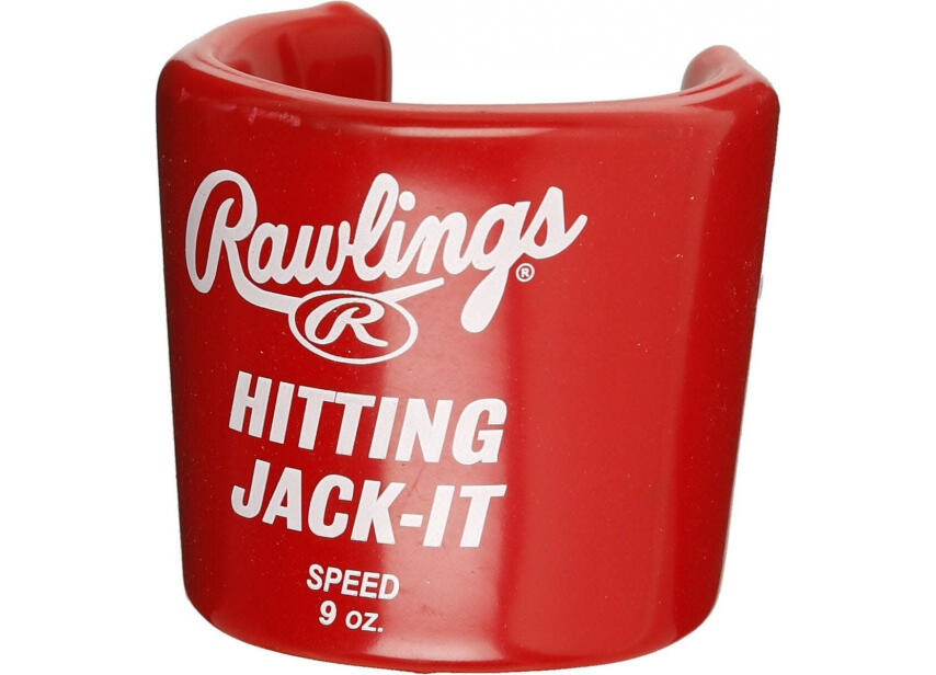 RAWLINGS Baseball - Hitting Jack-It - Peso per mazza (rosso) - 9 oz