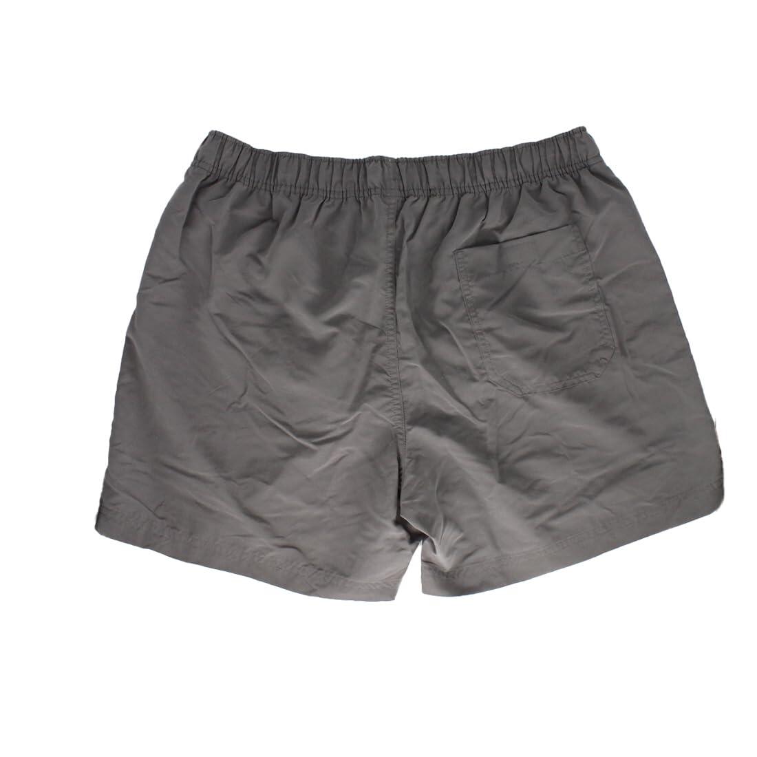 Maillot de bain homme court 15" – poche arrière – séchage rapide (Gris, M) 2/6
