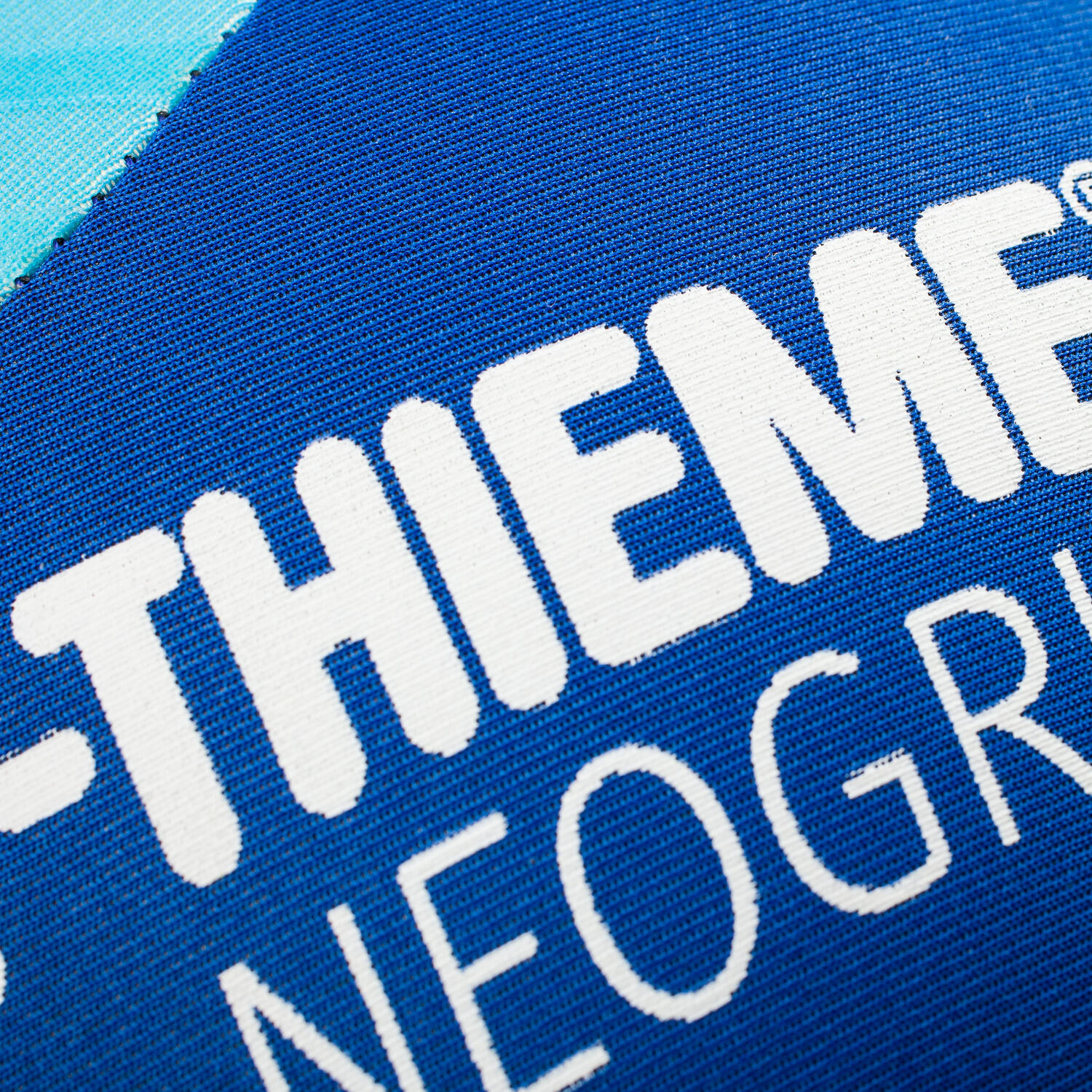 Piłka nożna Neogrip Sport-Thieme, uniseks, turkusowo-niebieska 3/6