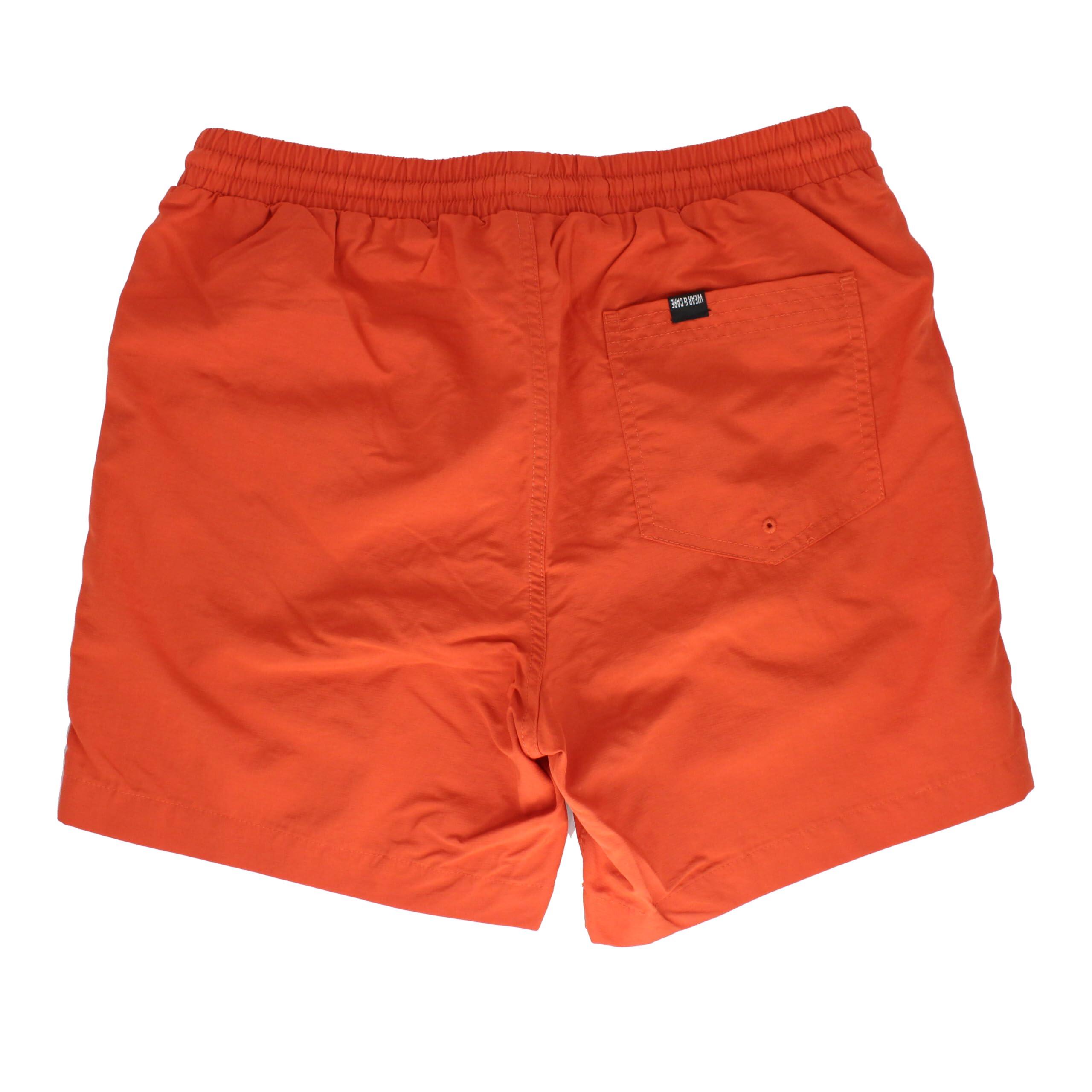 Calções de banho curtos 15" para homem com bolsos (Paprika, M) 2/7